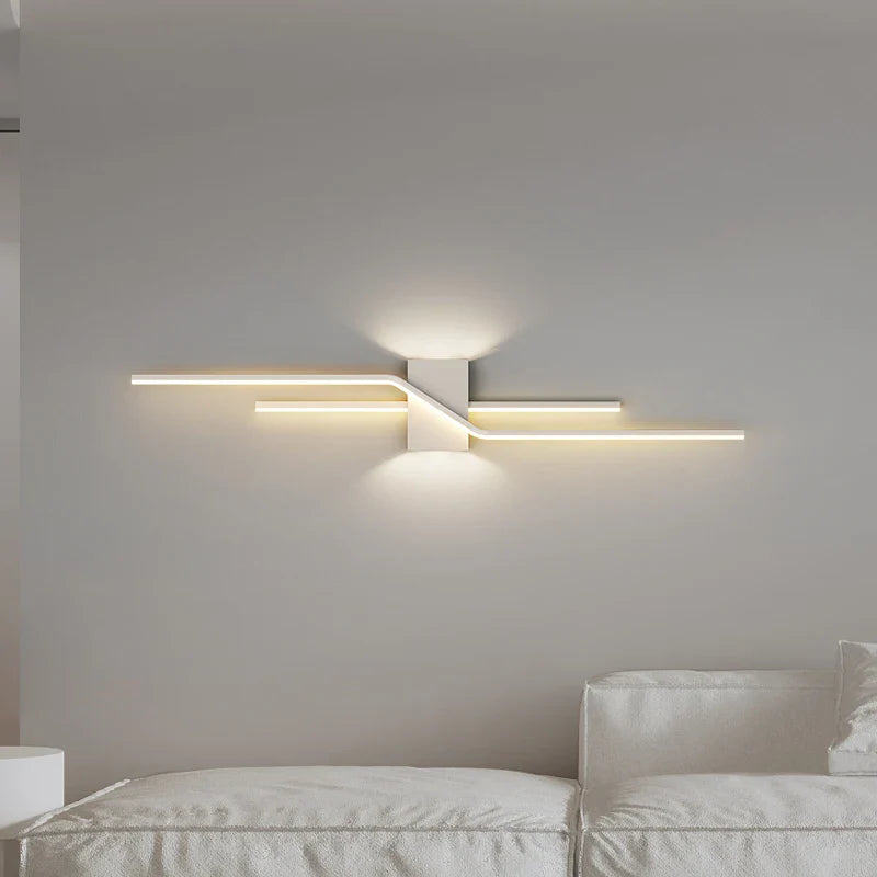 Afralia™ LED Wall Lamp: Modern Long Strip Design for Aisle, Bedroom, Closets - Indoor Sconces Lighting