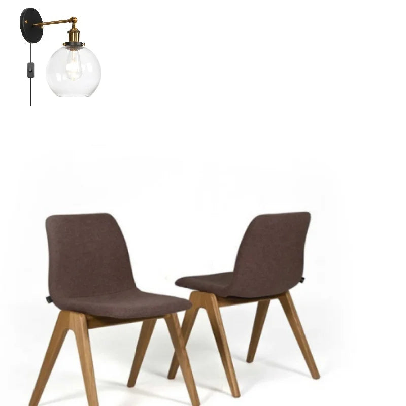 Afralia™ Vintage Globe Glass LED Wall Lamp for Living Room Porch Industrial Bedside