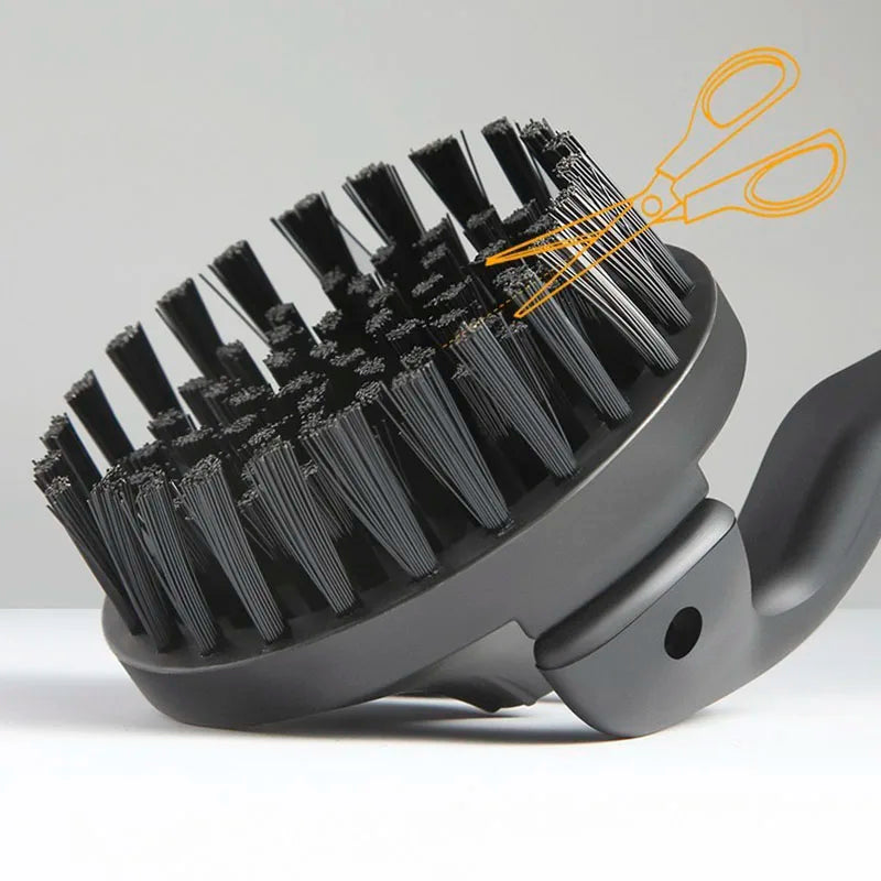Afralia™ Coffee Maker Brush: Adjustable Coffee Machine Grinder Cleaning Tool