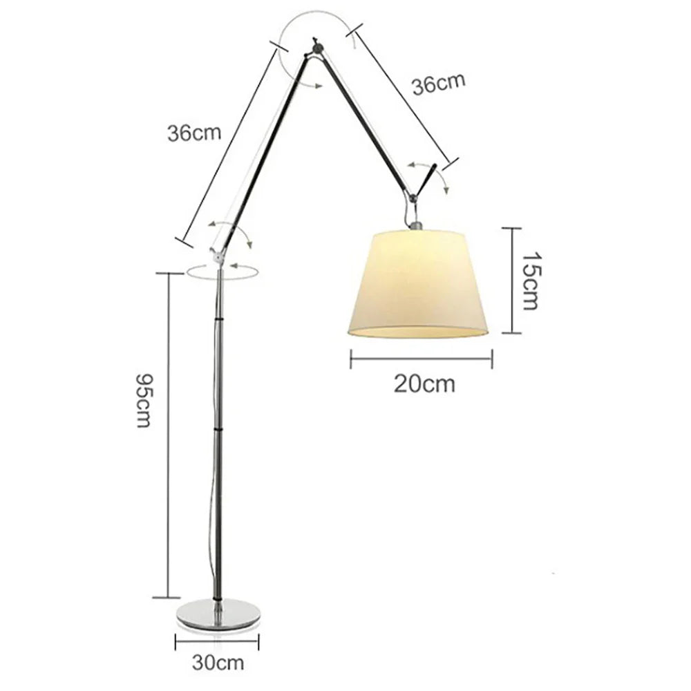 Afralia™ Adjustable Industrial Wall Light for Bedside, Study, Office, Living Room
