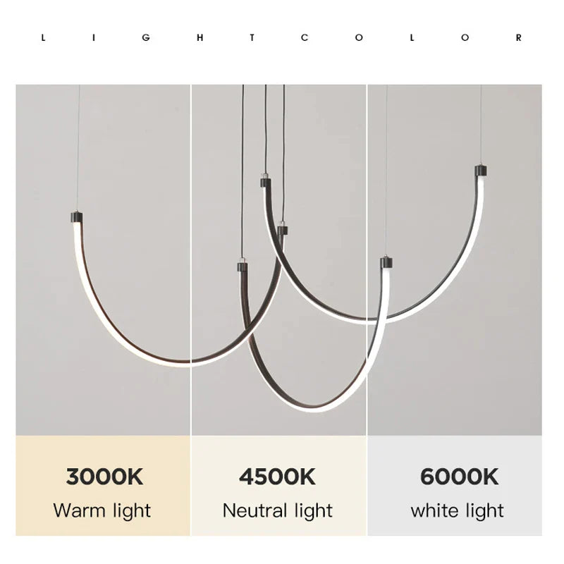 Afralia™ Nordic Minimalist Ceiling Chandelier for Dining Room Living Room