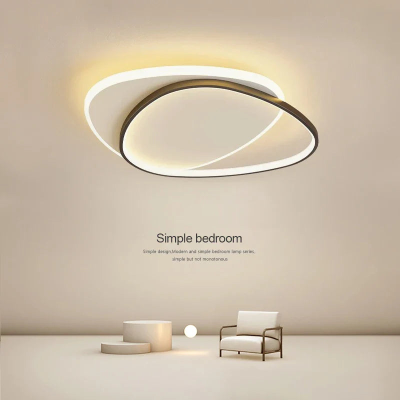 Afralia™ LED Ceiling Lights: Modern Round Lamps for Bedroom, Living Room, Study - Indoor Lighting Fixtures