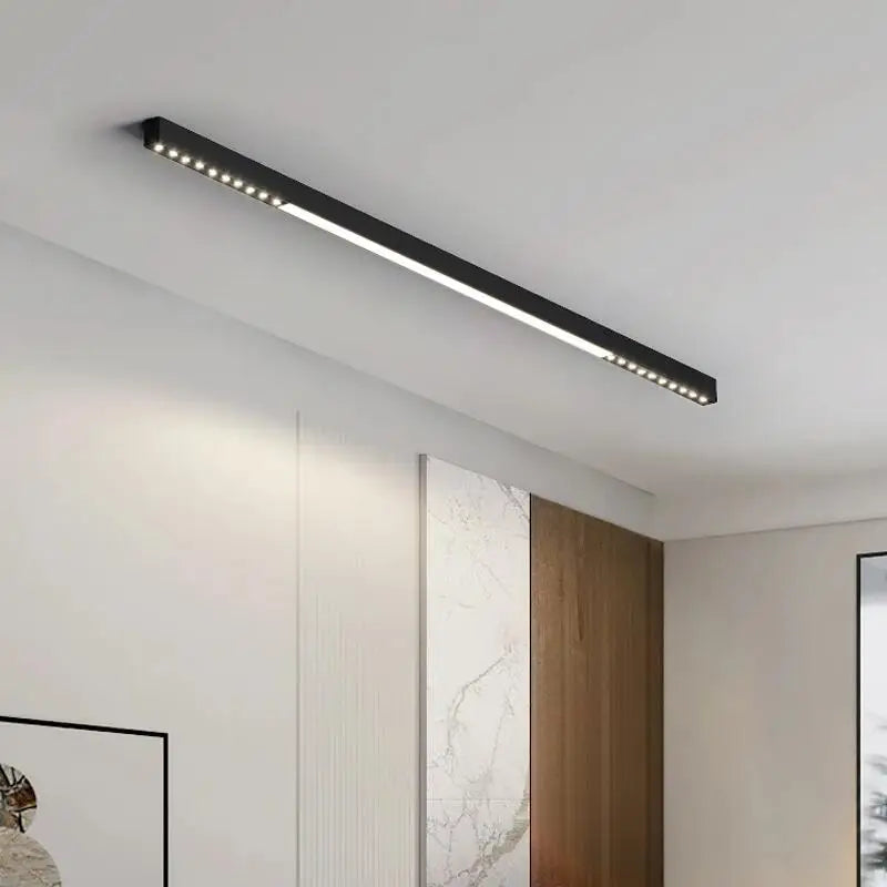 Afralia™ LED Linear Ceiling Lamp for Living Room, Dining Room, Bedroom - Minimalist Design