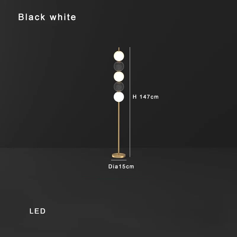 Afralia™ Modern LED Floor Lamp for Home Decor Standing Light for Sofa, Easy Install