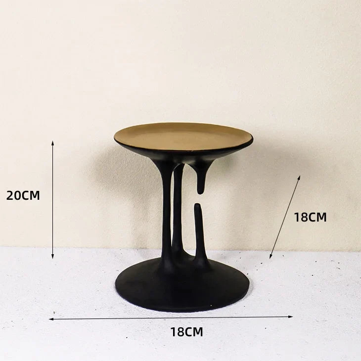 Afralia™ Resin Water Drop Candlestick Holder Candelabrum Home Decoration