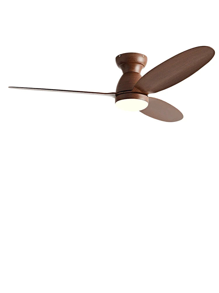 Afralia™ LED Ceiling Fan with Remote Control - American Modern Design - Ceiling Light Fan