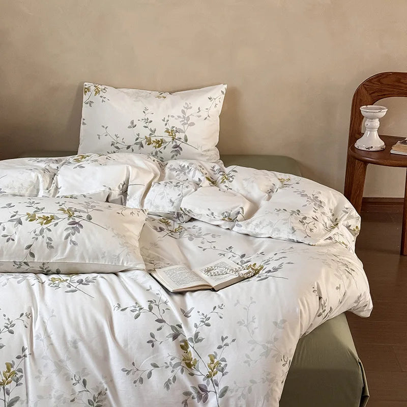Afralia™ Floral Print Bedding Sets: Soft Comfort for All Seasons