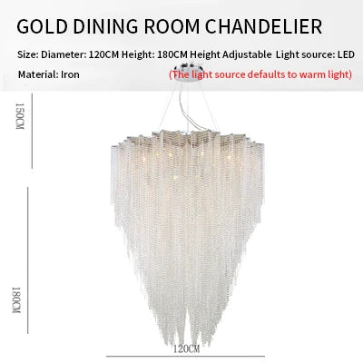Afralia™ Crystal Tassel Pendant Light: Italian Postmodern Luxury for Bedroom & Restaurant