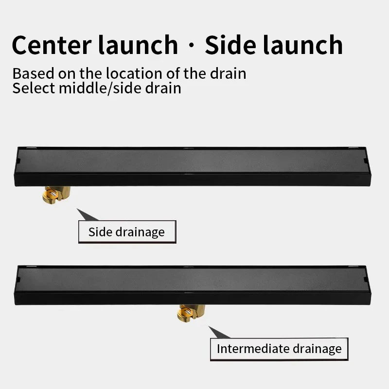 Afralia™ Square Floor Drain 20-60CM Anti-odor Filter Strainer for Kitchen and Shower