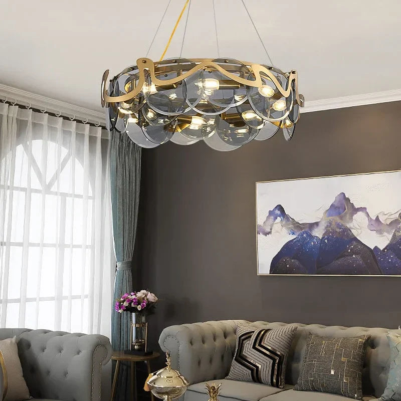 Afralia™ Modern Clouds Glass Pendant Lights for Luxury Home Decor Lighting