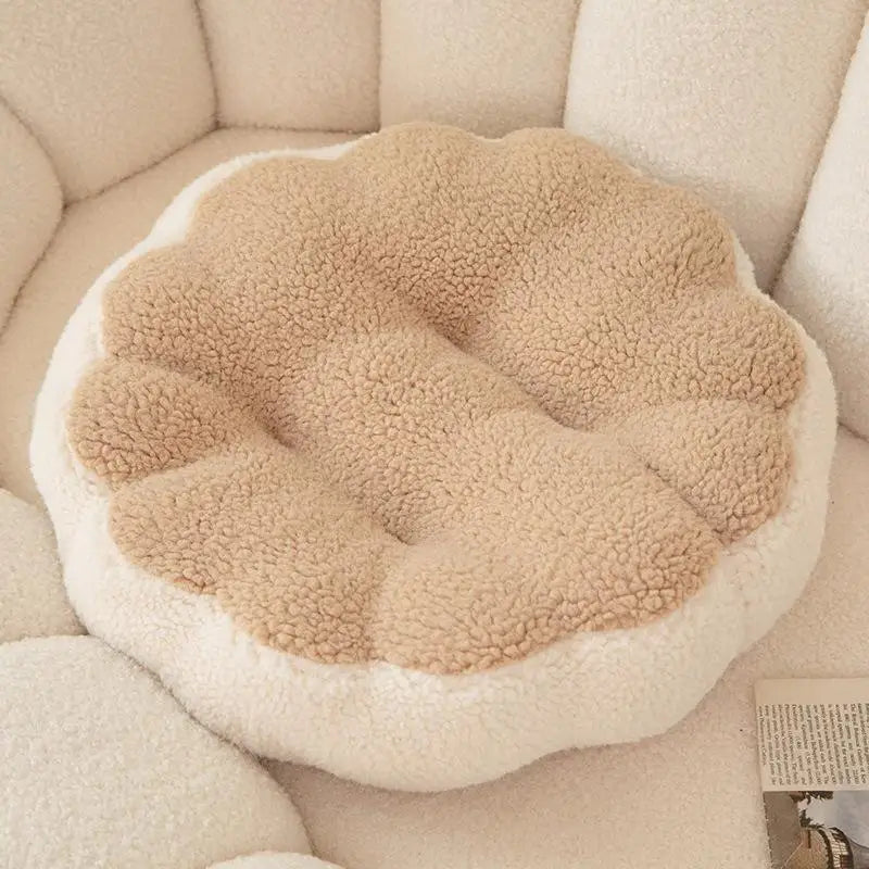 Afralia™ Soft Macaron Color Cushion Pillow for Sofa Bed, Office Chair, Thick Floor Mat