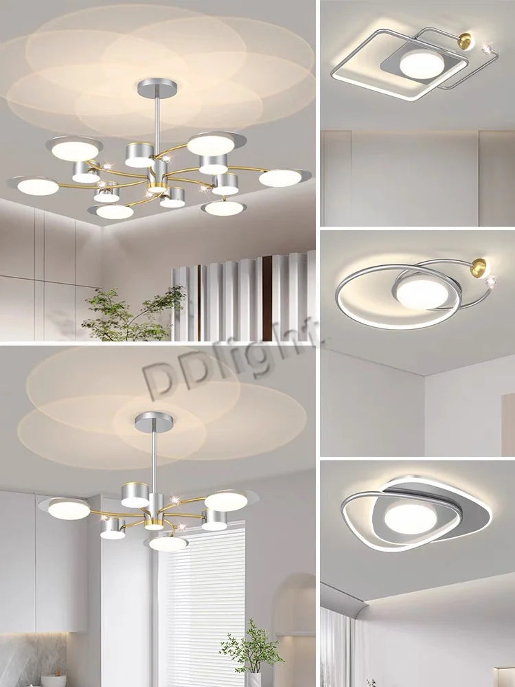 Afralia™ LED Ceiling Chandelier: Modern Nordic Design for Living Room, Dining Room, Kitchen, Bedroom