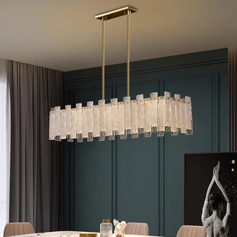 Afralia™ LED Chandelier Ceiling Lamp for Living Room - Bedroom & Indoor Lighting Fixtures