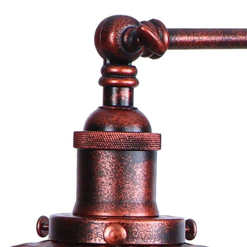 Afralia™ Rustic LED Wall Lights 2 Heads Adjustable Lamparas for Kitchen Restaurant Mirror