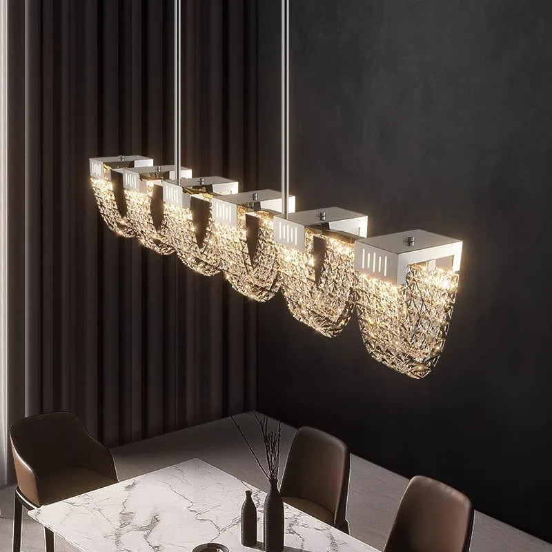 Afralia™ Modern LED Pendant Chandeliers for Living & Dining Room Lighting