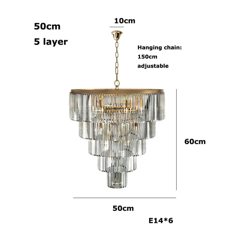 Afralia™ Spiral Crystal Black Pendant Light - Elegant Living Room Hanging Lamp