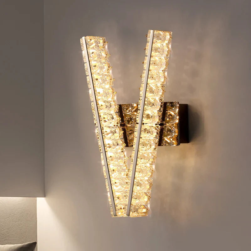 Afralia™ Crystal Wall Lamp: Elegant Lighting for Home, Hotel, or Office Decor