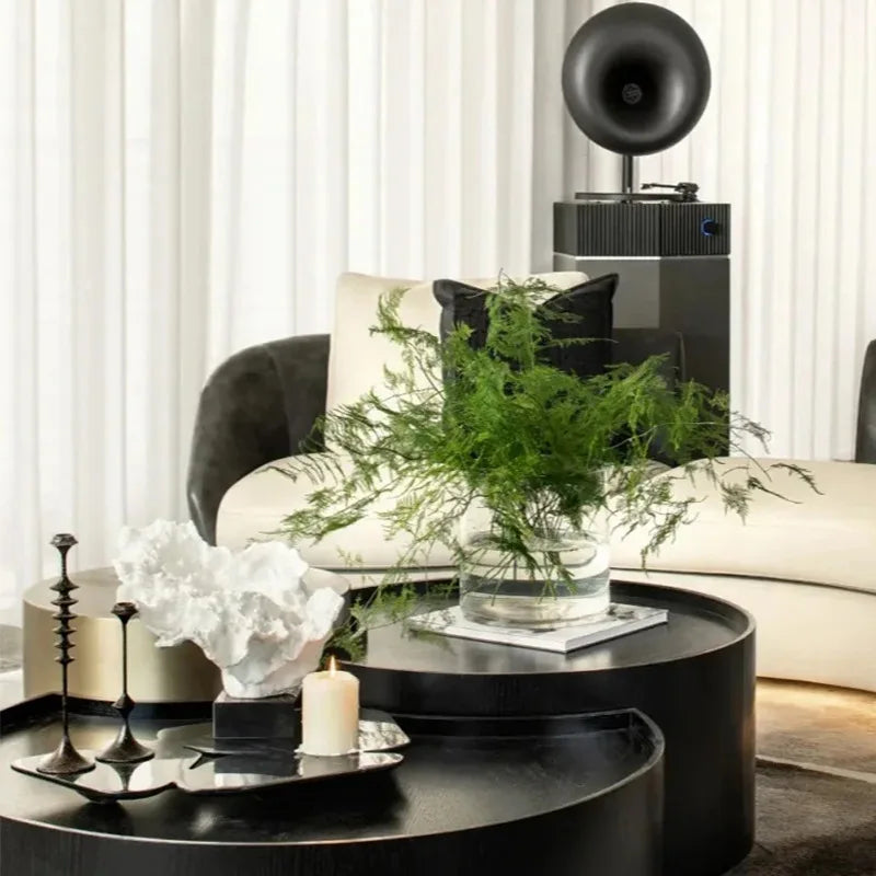 Afralia™ Coral Tree Resin Sculpture Home Decor Figurine & Handicrafts