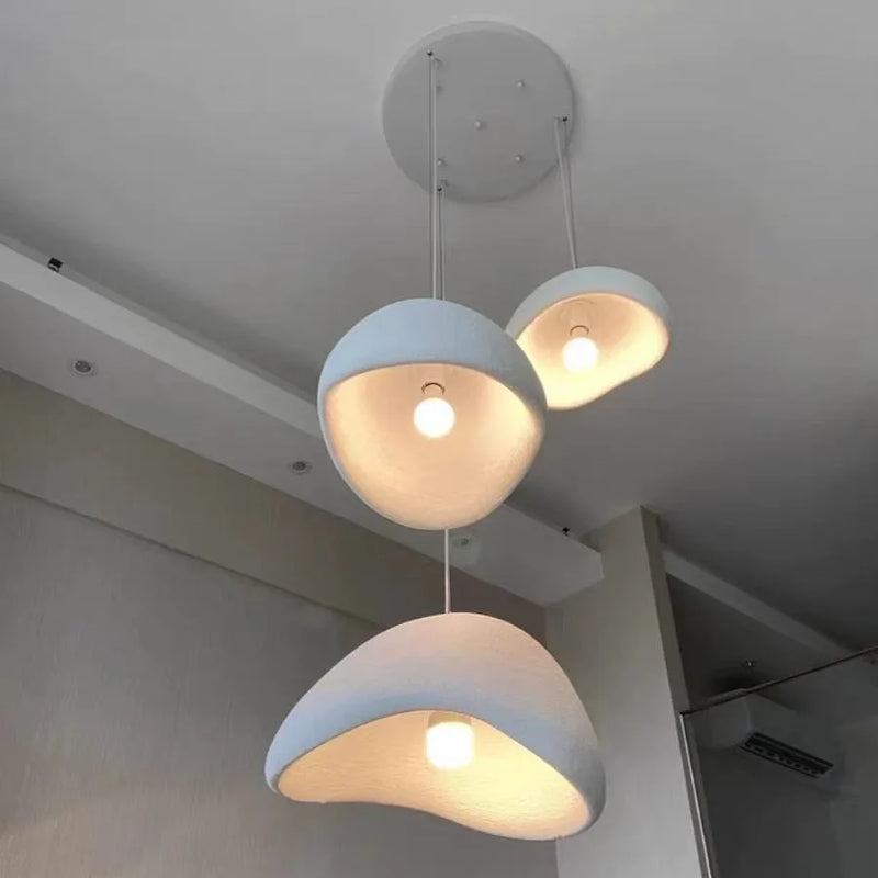 Afralia™ Wabi Sabi LED Pendant Lights for Modern Living Spaces