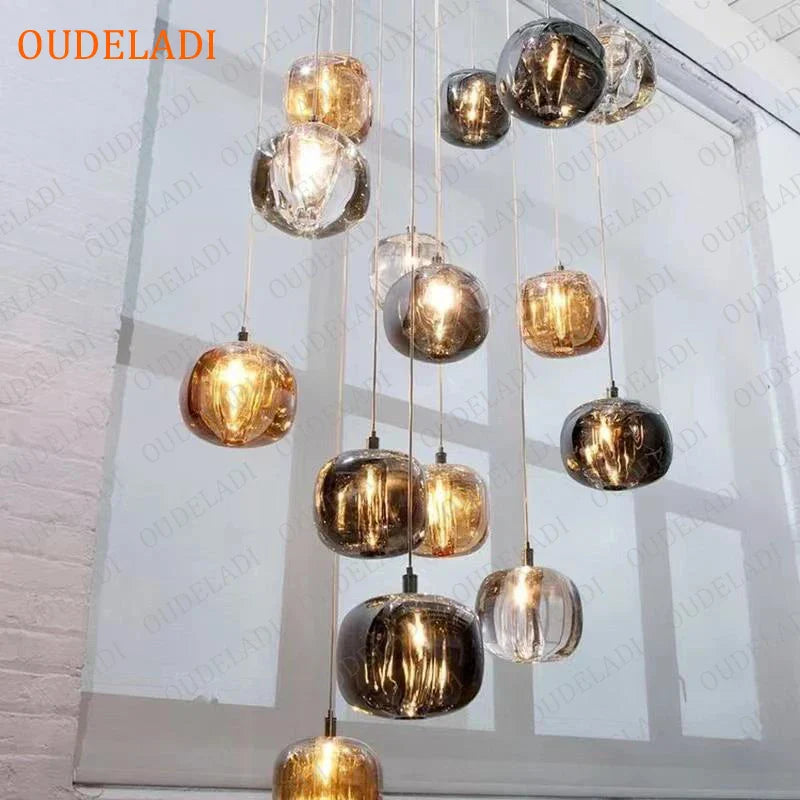 Afralia™ Crystal Pendant Lights: Elegant Restaurant Bar Kitchen Island Decor