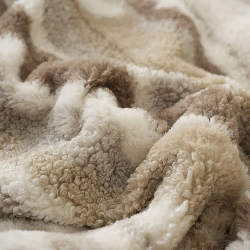 Afralia™ Arctic Velvet Faux Rabbit Throw Blanket | Cozy, Warm, & Luxurious Comfort Blanket