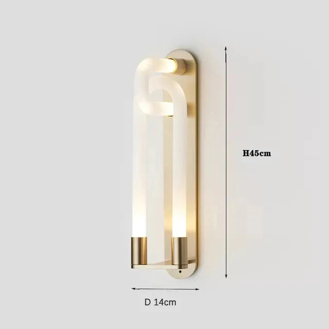 Loopi Wall Lamp: Italian Style Up Down Light, Dining Room & Bedroom Decor, Afralia™ Brand