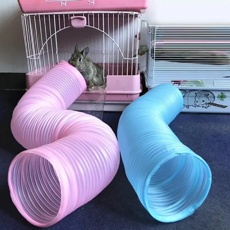 Afralia™ Pet Tunnel: Creative Plastic Hamster Tunnel for Small Pets - 2 Colors