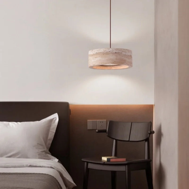 Afralia™ Stone LED Pendant Lights for Bedroom Living Room Kitchen Interior Lighting