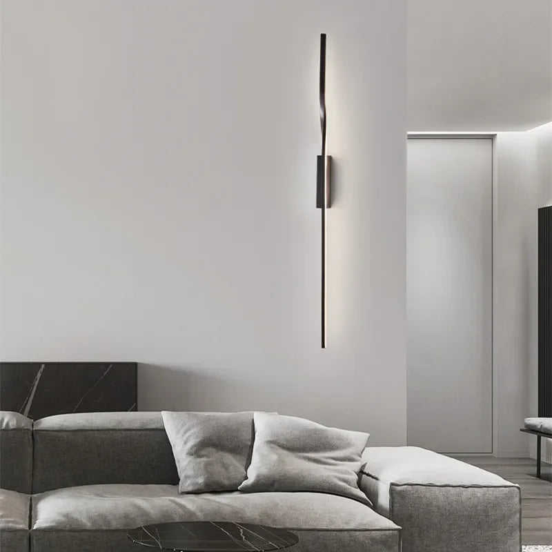 Afralia™ LED Indoor Copper Wall Lamp for Modern Outdoor Living Room Décor