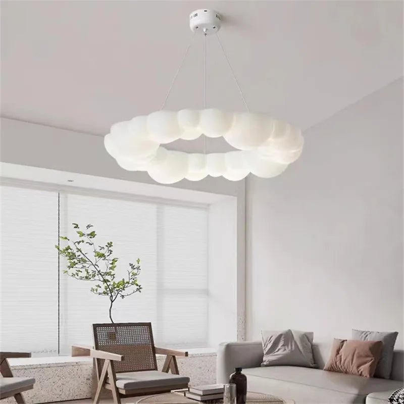 Afralia™ Modern Bubble LED Ceiling Light for Living Room, Bedroom, Children's Room