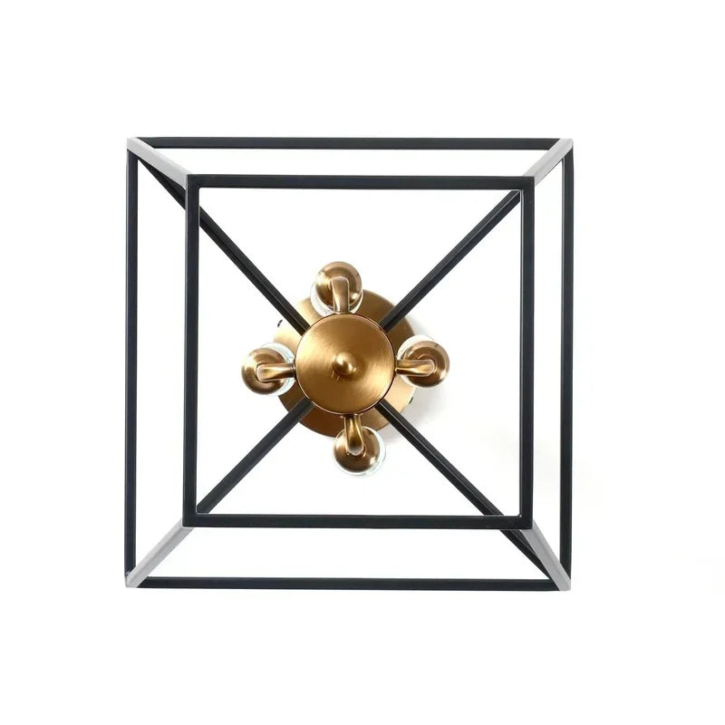 Afralia™ Country Style Iron LED Chandelier for Home Lighting