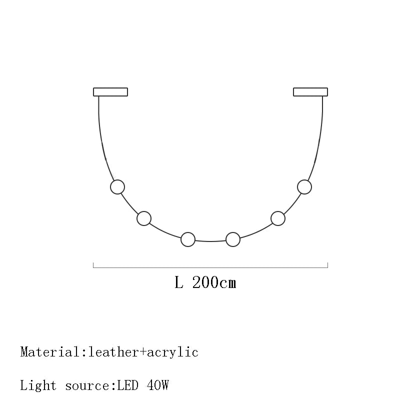 Afralia™ Black Leather Pendant Light for Dining Room Home Decor