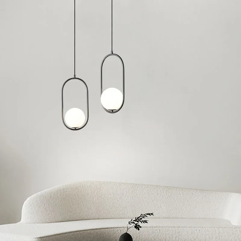 Modern Copper Glass Pendant Lights by Afralia™ for Kitchen Island Dining Room Bedside