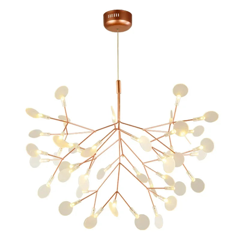 Afralia™ LED Branch Chandelier for Kitchen Dining Bedroom – Nordic Style Hanging Lamp