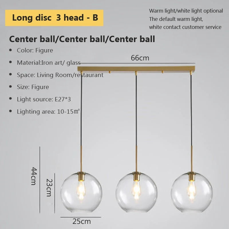 Afralia™ Industrial Loft Glass Pendant Light for Kitchen Restaurant Decor