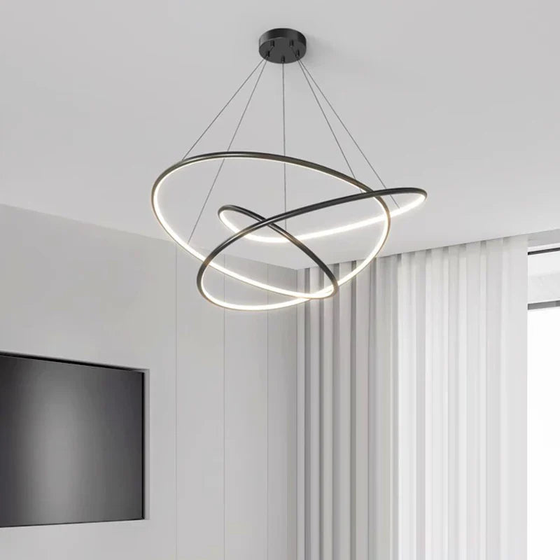 Afralia™ Nordic LED Pendant Chandelier for Stylish Indoor Lighting
