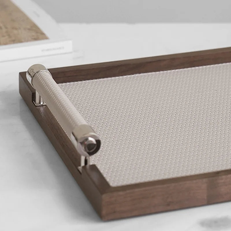 Afralia™ Wooden Organizer Trays: Luxury Removable Makeup, Food, Spice, Kitchen Tray
