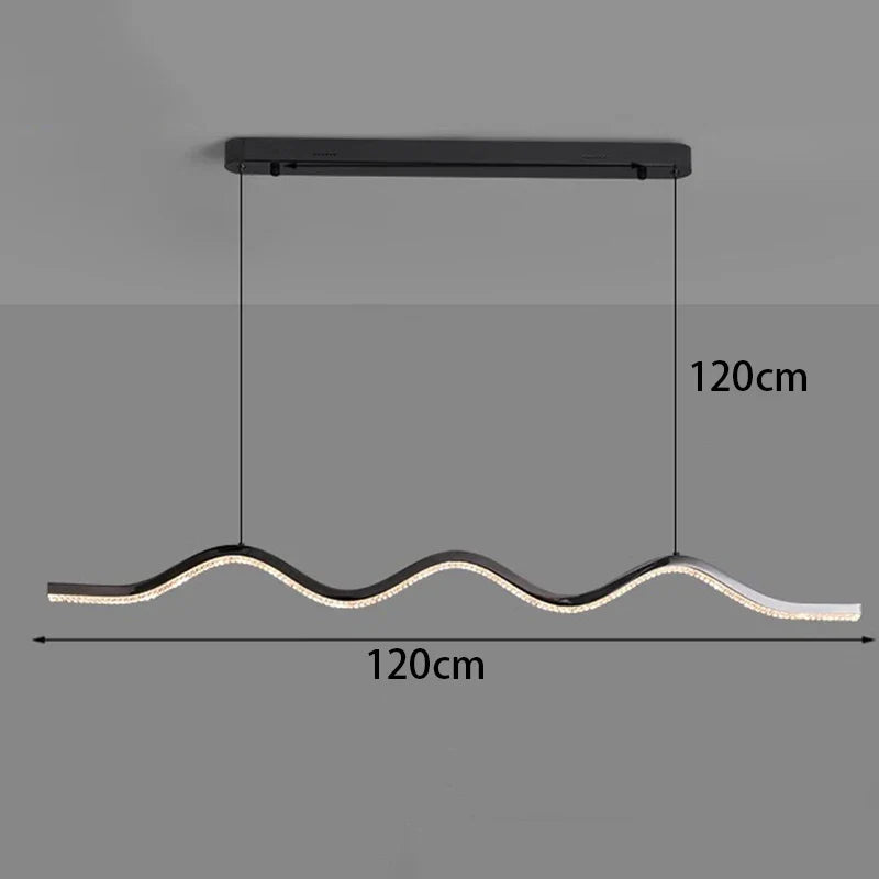 Afralia™ Modern LED Pendant Chandeliers for Living and Dining Rooms