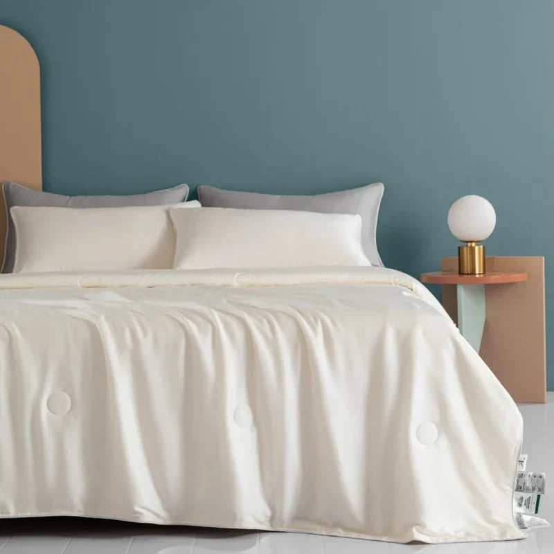 Afralia™ Cooling Comforter: Silky Soft Lightweight Quilt for Summer, Double-Sided Cold Fabric