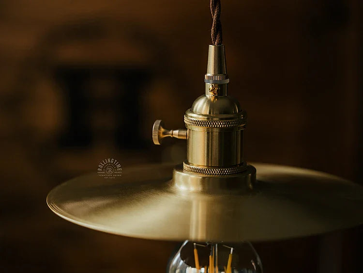 Afralia™ Brass Chandelier: American Industrial Style for Bar, Cafe, Restaurant, Corridor Lighting