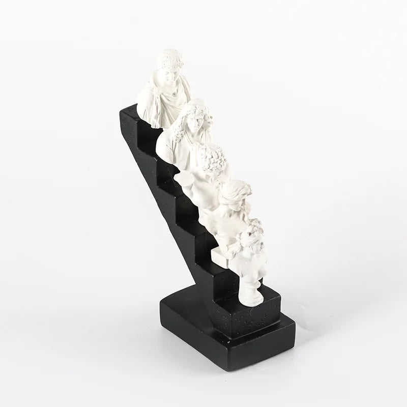 Afralia™ Abstract David Statue Sculpture Home Decor Figurine Ornament