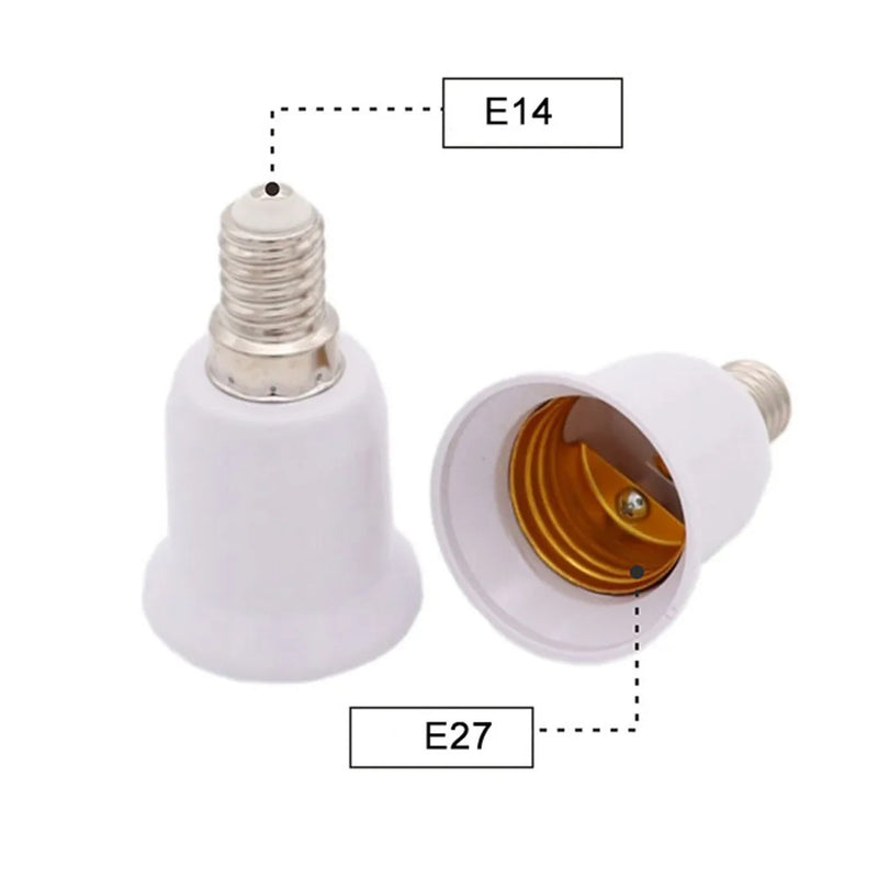 Afralia™ B22 to E27/E14 to E27 Lamp Base Converter- Home Light Socket Adapter