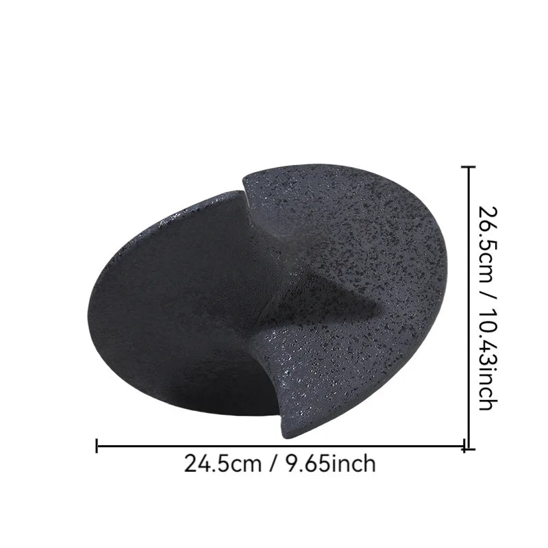 Afralia™ Geometric Ceramic Gyroscope Ornaments Home Decoration