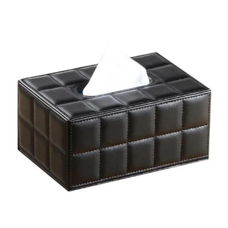 Afralia™ Desktop Tissue Box Holder: Elegant Paper Towel Storage Tray for Home and Office