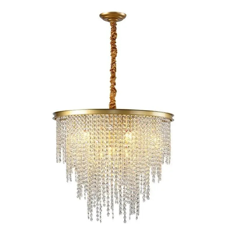 Afralia™ Crystal Chandelier: Modern Elegance for Living, Dining, and Bedroom