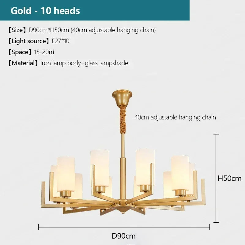 Afralia™ Retro LED Chandeliers for Home Decor – Elegant Lighting Fixtures for Living Room