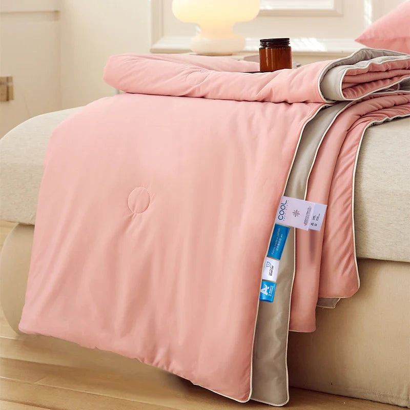 Afralia™ Summer Cooling Blanket: Lightweight Double Side Cooling Comforter