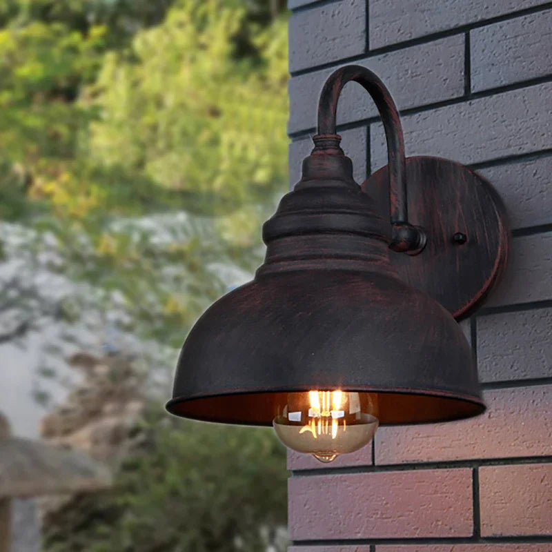 Afralia™ Retro Outdoor Waterproof Wall Lamp