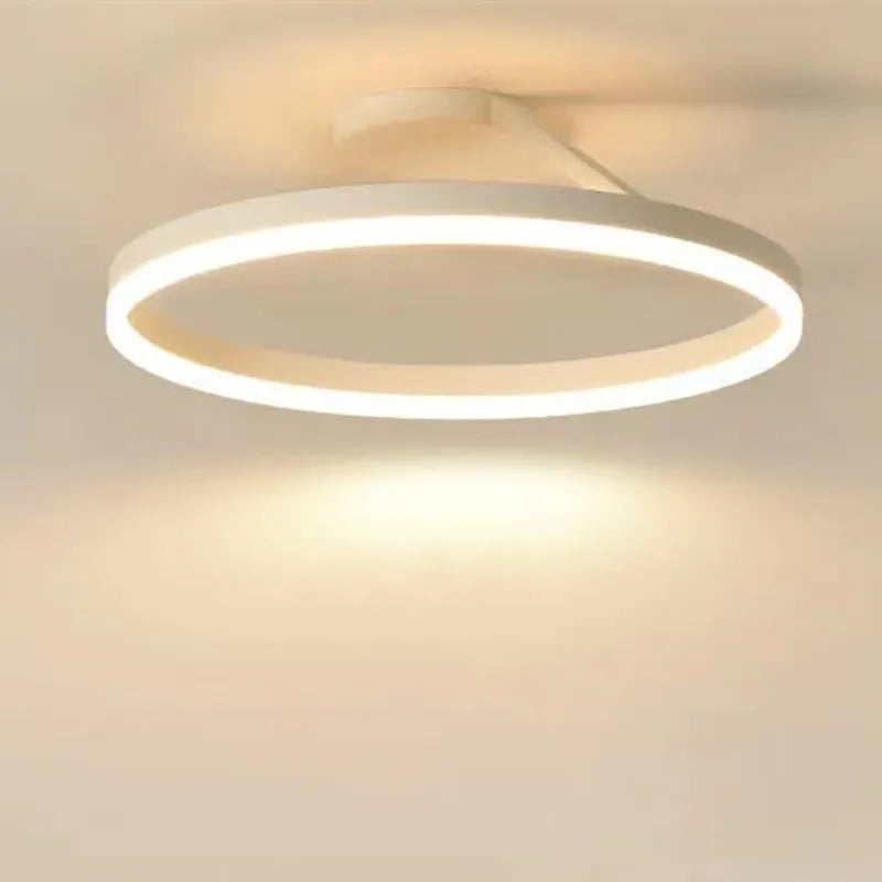 Afralia™ Modern Dimmable Ring LED Ceiling Chandelier for Minimalist Spaces