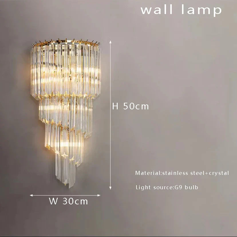 Afralia™ White Crystal Glass Chandelier for Elegant Living Spaces